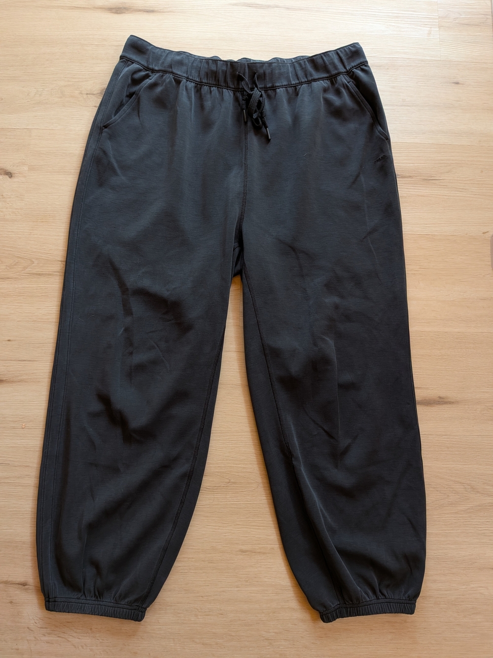 Prana Black Drawstring Track Joggers